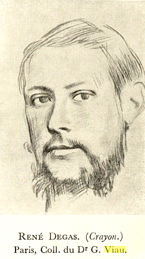 Portrait de René DEGAS