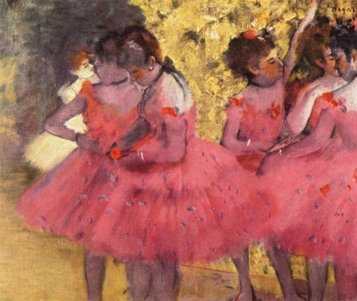 Edgar Degas - Danseuses en rose