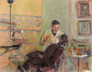 Edouard Vuillard - Le Docteur Viau dans son cabinet