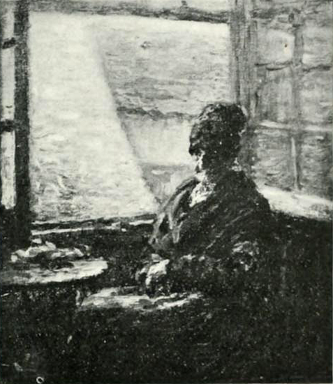 Adolphe CALS - La mère Boudoux à Honfleur