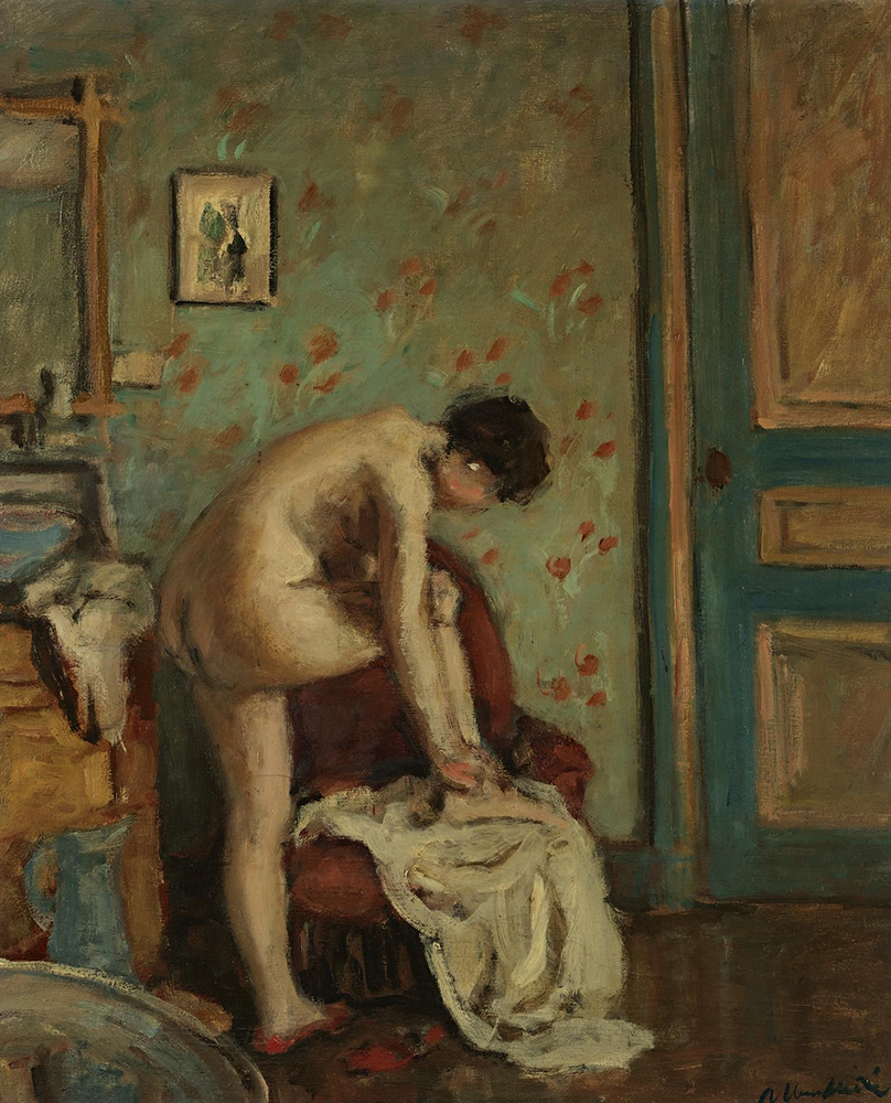 Albert ANDRÉ - Femme à sa toilette