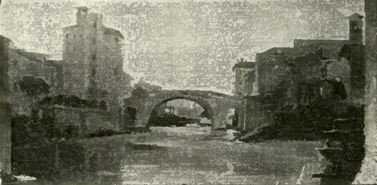 Camille COROT - Pont Saint Bartholomé Rome