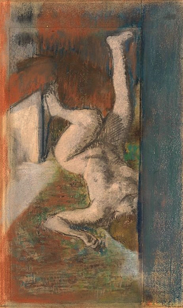 Edgar-DEGAS-femme nue-couchée sur le dos