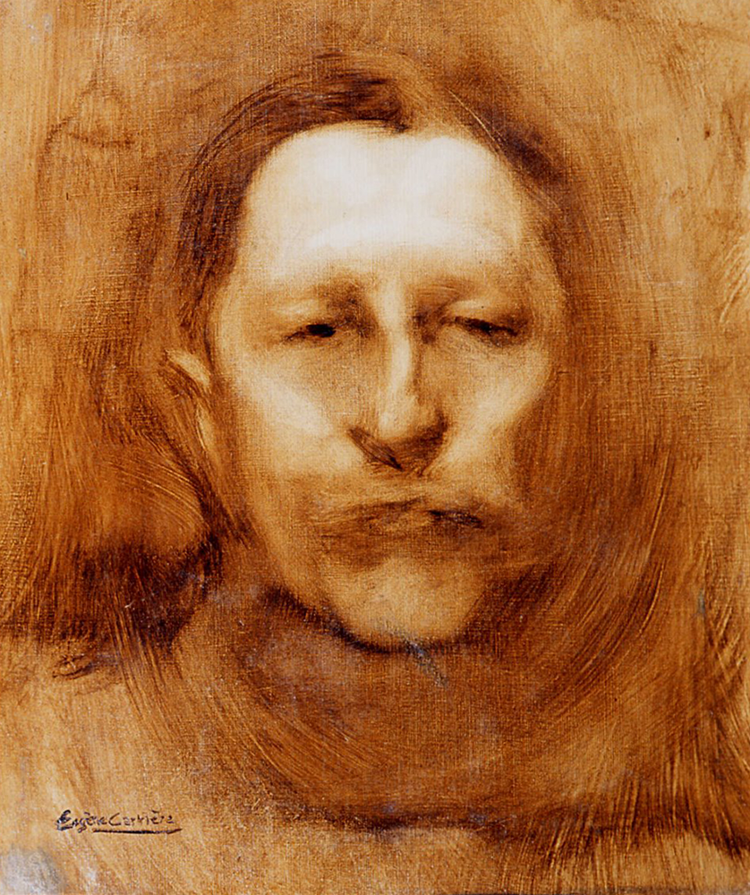 Eugène CARRIÈRE - Portrait du Colonel Picquart