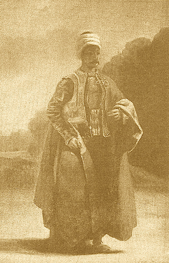 Eugène DELACROIX - Officier Turc au manteau rouge