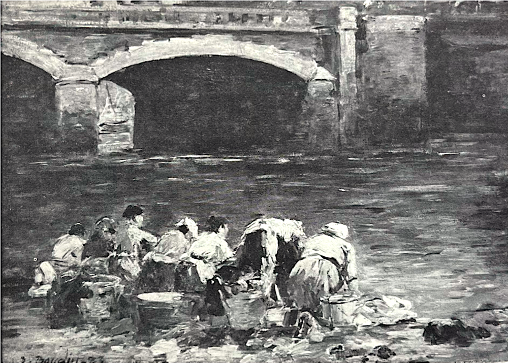 Laveuses au bord de la Touques – Trouville