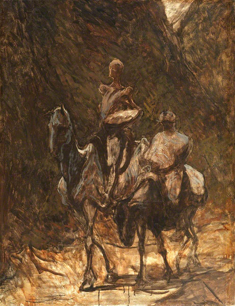 Honoré DAUMIER -, Don Quichotte et Sancho Pança