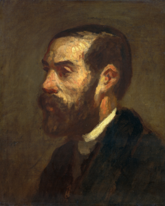 Honoré DAUMIER - Portrait du peintre graveur Lavoignat