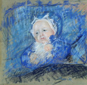 Mary CASSATT - L'enfant en bleu