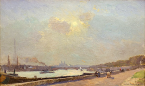 Albert LEBOURG - Bords de la Seine, Cours-la-Reine, le soir