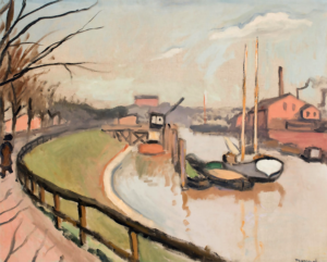 Albert MARQUET - L'usine au bord du canal