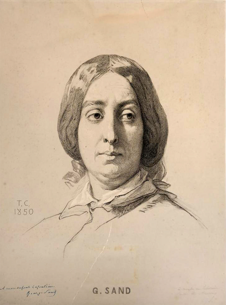 Alexandre MANCEAU - Portrait de George Sand