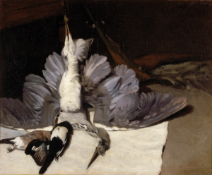 Alfred SISLEY - Nature morte, le héron aux ailes déployées