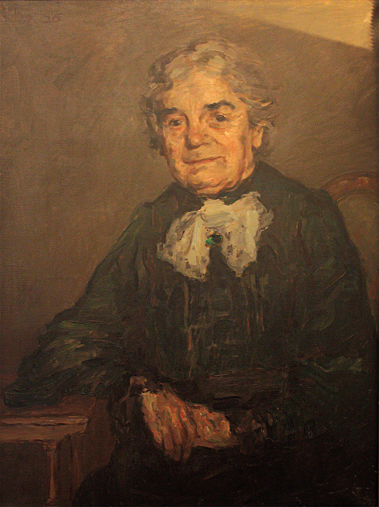 Alfredo MÜLLER - Portrait de Jeanne Hocquard sœur de George Viau