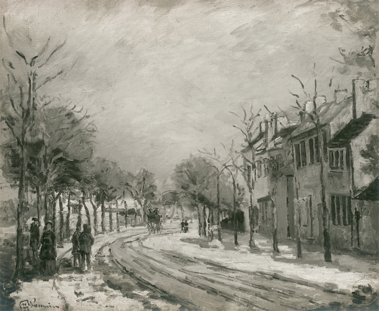 Armand GUILLAUMIN - Environs de Paris, effet de neige