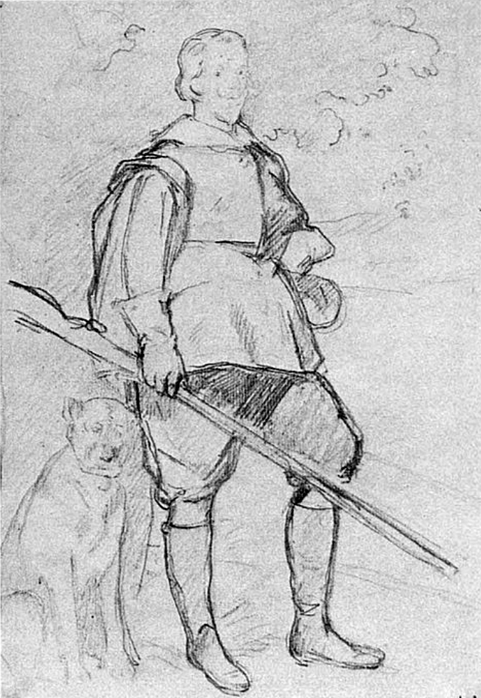 Édouard MANET - D'après le portrait de Philippe II par Velasquez