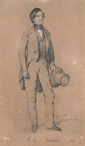 François-Joseph HEIM - Portrait d'Émile Deschamps