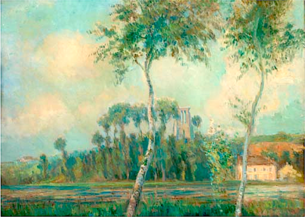 L'étang des Moulineaux le matin