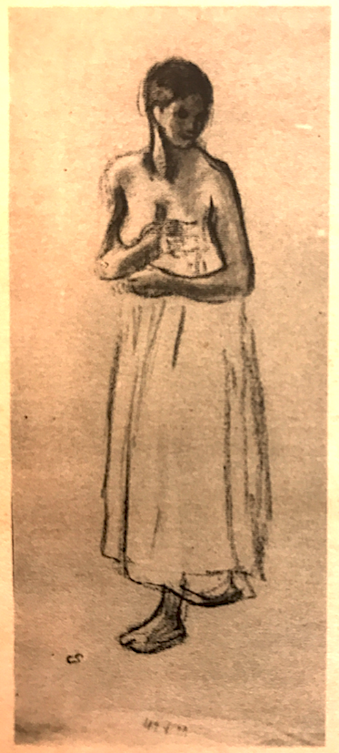 Étude de jeune femme en chemise