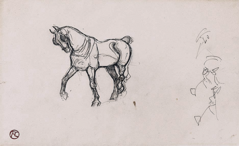 Henri DE TOULOUSE-LAUTREC - Le cheval de trait