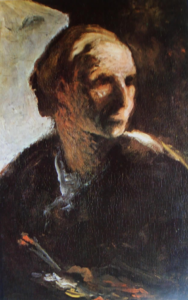 Honoré DAUMIER - Portrait d'un peintre