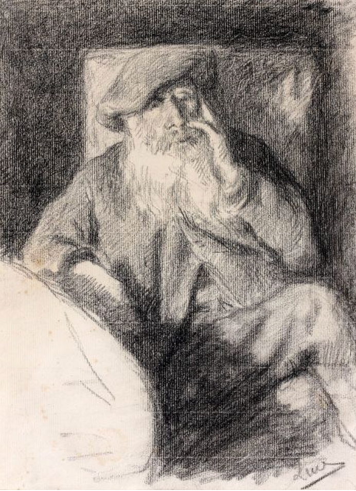 Maximilien LUCE - Portrait du peintre Pissarro