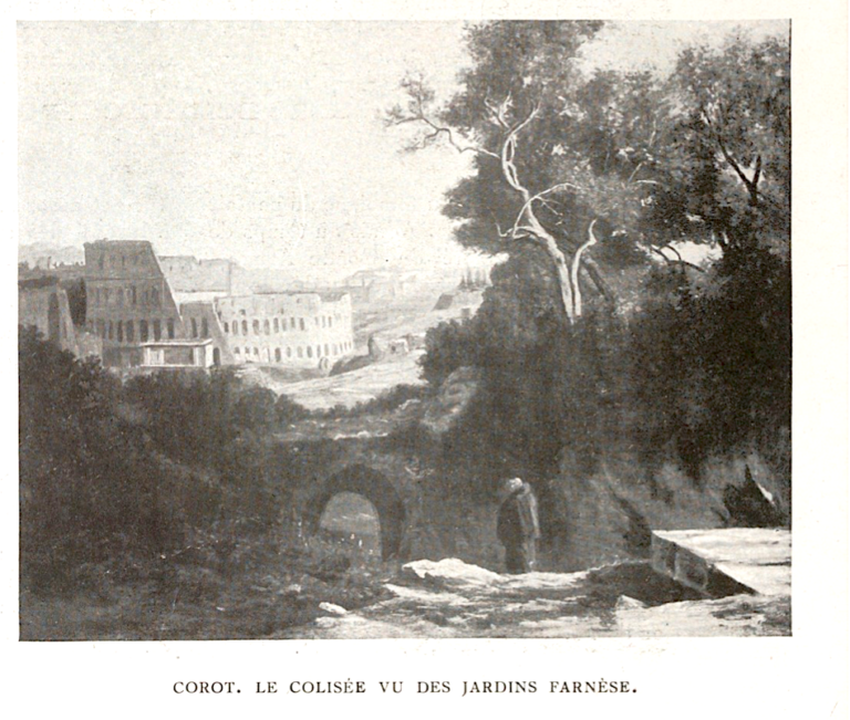 Le Colisée vu des jardins Farnèse