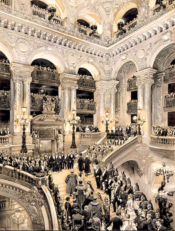 Inauguration de l'Opéra en 1875