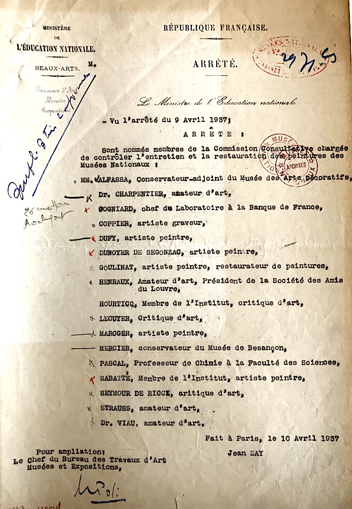 1937 avril 10 Arrêté de Jean ZAY