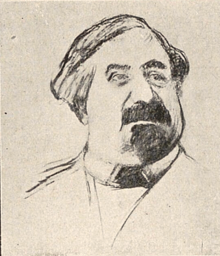 Tête d'homme à la moustache et à la barbiche