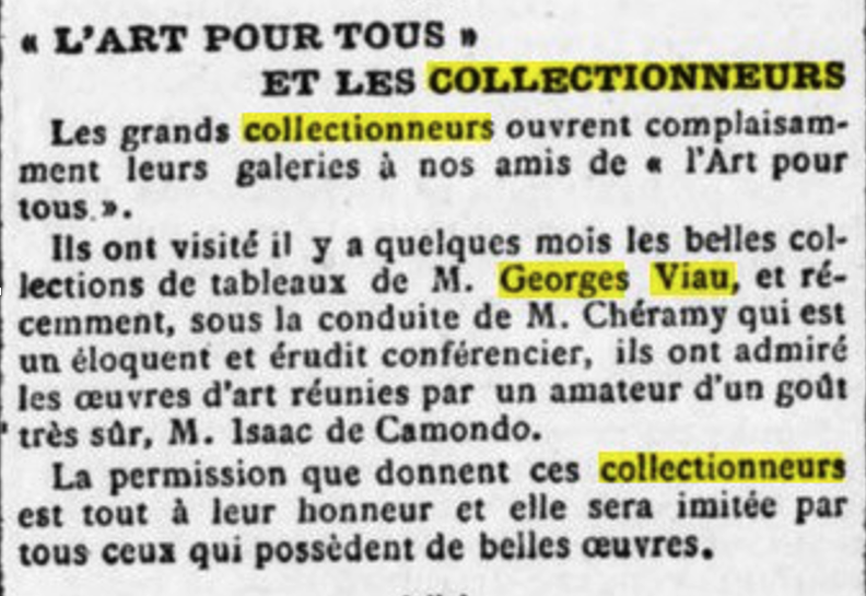 l'art pour tous
