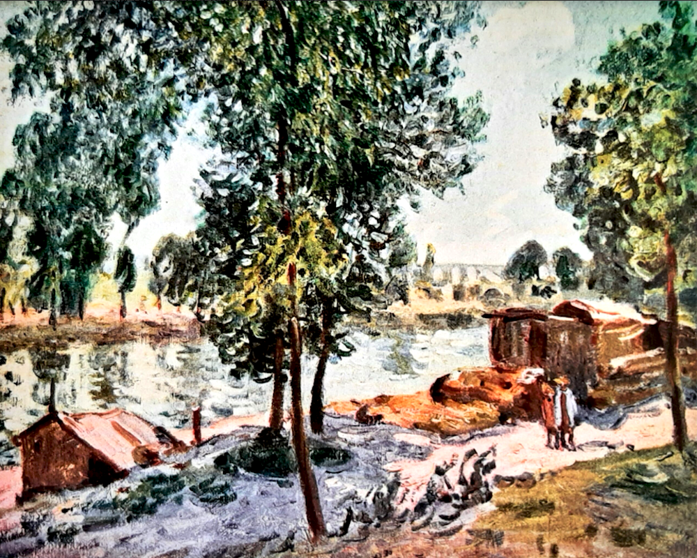 Alfred SISLEY - Le chemin de Saint-Mammès