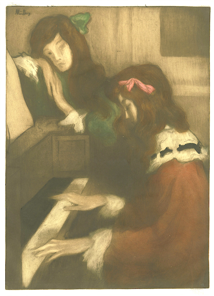 Petites filles au piano